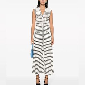 Sandro Molina Black and White Striped dress